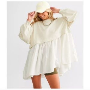Free people Eleanor sweatshirt dress